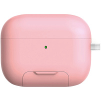 Ovitek s preklopnim stojalom in karabinom za AirPods Pro 3 - roza