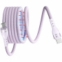 ENKAY magnetni pleten polnilni in podatkovni kabel - USB-C na USB-C - 2 m - vijoličen