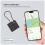 FIXED Tag Lock pametni lokator v slogu ključavnice na kodo s podporo Find My in TSA za pritrditev na kovček - črn