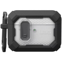 UAG Plasma trpežen ovitek z zapiranjem in karabinom za AirPods Pro 3 - črn