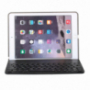Aluminijasta prevleka Witspad z barvno osvetljeno tipkovnico Bluetooth za iPad 9,7" (2017/2018) / Pro 9,7" / Air 1 / 2 - črna