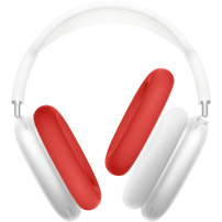Silikonska prevleka za ušesne blazinice za AirPods Max 1 / 2 - rdeča