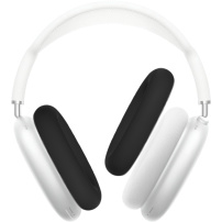Silikonski ovitek za ušesne blazinice za AirPods Max 1 / 2 - črn