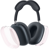AhaStyle prozorni ovitki za slušalke za AirPods Max 1 / 2 - roza