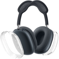 AhaStyle prozorni bleščeči ovitki za slušalke AirPods Max 1 / 2 - srebrni