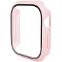 ENKAY maten ovitek s kaljenim steklom za Apple Watch 46mm - roza