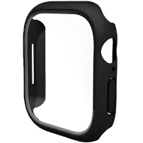 ENKAY mat ovitek s kaljenim steklom za Apple Watch 46mm - črn
