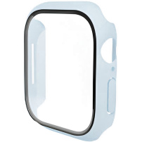 ENKAY maten ovitek s kaljenim steklom za Apple Watch 46mm - moder
