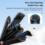 ESSAGER ES-F08 mini Bluetooth selfie palica s tripodom in MagSafe nosilcem za iPhone - črna