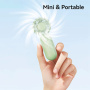 USAMS ZB354 mini polnilni ventilator - roza