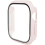 ENKAY maten ovitek s kaljenim steklom za Apple Watch 42mm (Series 10 / 11) - roza