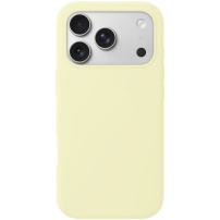 Silikonski ovitek z MagSafe za iPhone 17 Pro - svetlo rumen