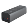 Tactical Squad Head Quarters prenosna baterija s priključki 2x USB-C / USB-A - 27 000 mAh - siva