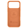 Tactical Velvet Smoothie silikonski ovitek z MagSafe za iPhone 17 Pro Max - oranžen