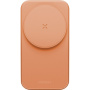 ENERGEA MagTrio 2 3v1 zložljivo magnetno brezžično stojalo za iPhone / Apple Watch / AirPods - 25W - oranžno