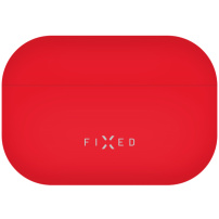 FIXED Silky ultratanek silikonski ovitek za AirPods Pro 3 - rdeč