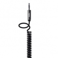Zvočni kabel Belkin Mixit zasukan za iPhone / iPad / iPod - 1,8m - črna