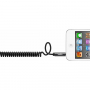 Zvočni kabel Belkin Mixit zasukan za iPhone / iPad / iPod - 1,8m - črna
