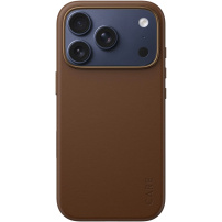 PanzerGlass CARE Solo ovitek iz PU usnja z MagSafe za iPhone 17 Pro Max - rjav