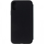 Maserati Granlusso Flip Case za iPhone X / XS - črna