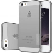 Nillkin Narava pregleden pokrov za Apple iPhone 5 / 5S / SE (2016) - siva