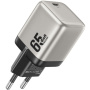 WEKOME WU-09 GaN hitri polnilnik z vhodom USB-C - 65W - siv