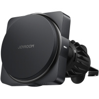 JOYROOM JR-ZS506 magnetni nosilec za avto za prezračevalno rešetko z brezžičnim polnjenjem za iPhone - črn
