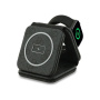 Guess 4G 3v1 zložljiv brezžični MagSafe polnilnik za iPhone / Apple Watch / AirPods - 15W - siv