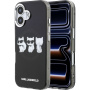 Karl Lagerfeld IML Choupette Trio Watercolor ovitek z MagSafe za iPhone 17 - črn