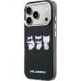 Karl Lagerfeld IML Choupette Trio Watercolor ovitek z MagSafe za iPhone 17 Pro Max - črn