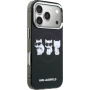 Karl Lagerfeld IML Choupette Trio Watercolor ovitek z MagSafe za iPhone 17 Pro Max - črn