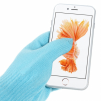 iGlove rokavice za napravo za upravljanje na dotik - svetlo modra