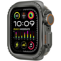 Kovinsko ohišje v stilu Watch Ultra za Apple Watch 42mm (Series 10 / 11) - sivo