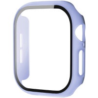 Mat ohišje s kaljenim steklom za Apple Watch 42mm (Series 10 / 11) - modro-vijolično