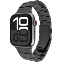 FIXED Resin Strap pašček za Apple Watch Ultra 49mm / 46mm / 45mm / 44mm / 42mm - črn