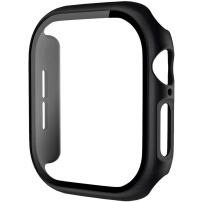 Mat ohišje s kaljenim steklom za Apple uro 46mm - črna