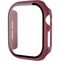 Mat ohišje s kaljenim steklom za Apple uro 46mm - bordo