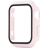 Zaščitni etui s kaljenim steklom za Apple Watch 38mm - staro rožnata