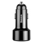 Baseus Magic avtopolnilnik z vhodi 2x USB-A - 45W - črna