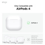 ELAGO AW5 Retro ovitek s karabinom v slogu igralne konzole za AirPods 4 / 5 - siv