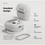 ELAGO AW5 Retro ovitek s karabinom v slogu igralne konzole za AirPods 4 / 5 - siv