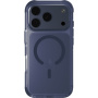UNIQ Combat MagClick ovitek z barvnim okvirjem in MagSafe za iPhone 17 Pro - temno moder