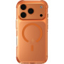 UNIQ Combat MagClick ovitek z barvnim okvirjem in MagSafe za iPhone 17 Pro - oranžen
