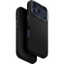 UNIQ Lyden MagClick usnjen ovitek z MagSafe za iPhone 17 Pro - črn