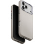UNIQ Lyden MagClick usnjen ovitek z MagSafe za iPhone 17 Pro Max - kremni