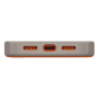 UNIQ Lyden DS MagClick usnjen ovitek z MagSafe za iPhone 17 Pro - oranžen