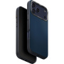 UNIQ Lyden DS MagClick usnjen ovitek z MagSafe za iPhone 17 Pro Max - temno moder