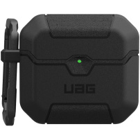 UAG Scout trpežen ovitek za AirPods 4 / 5 - črn