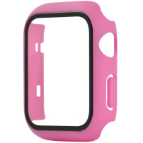 Zaščitni etui s kaljenim steklom za Apple Watch 42mm - roza