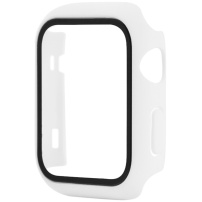 Zaščitni etui s kaljenim steklom za Apple Watch 42mm - bela